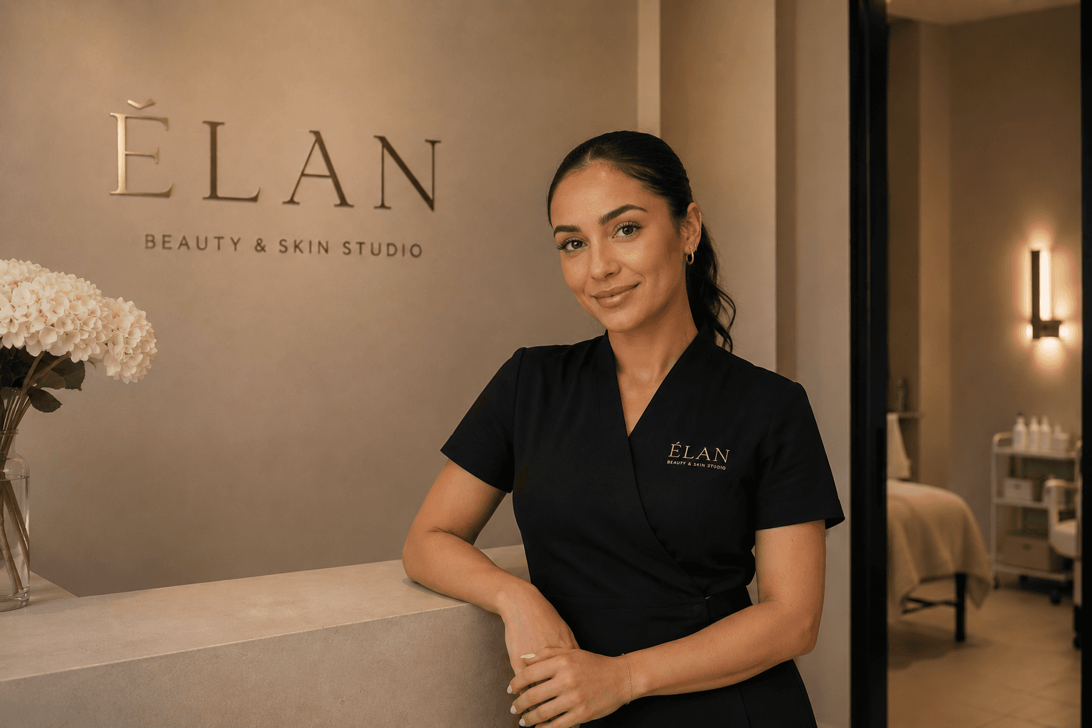 Front office medewerker bij ÉLAN Skin Studio.